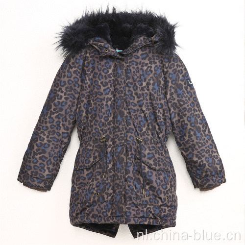 Girl&#39;s touw taille warme winterjas